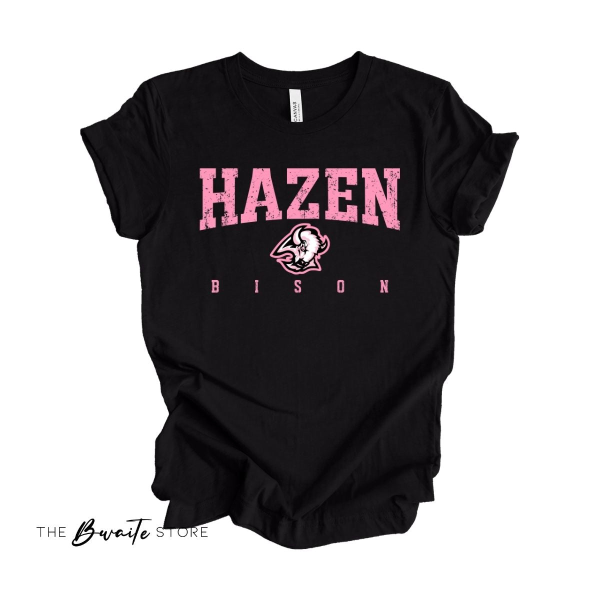 HB HAZEN BISON PINK OUT BC YOUTH TSHIRT  : PREORDER