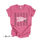 HB HAZEN BISON PINK OUT BC ADULT TSHIRT  : PREORDER