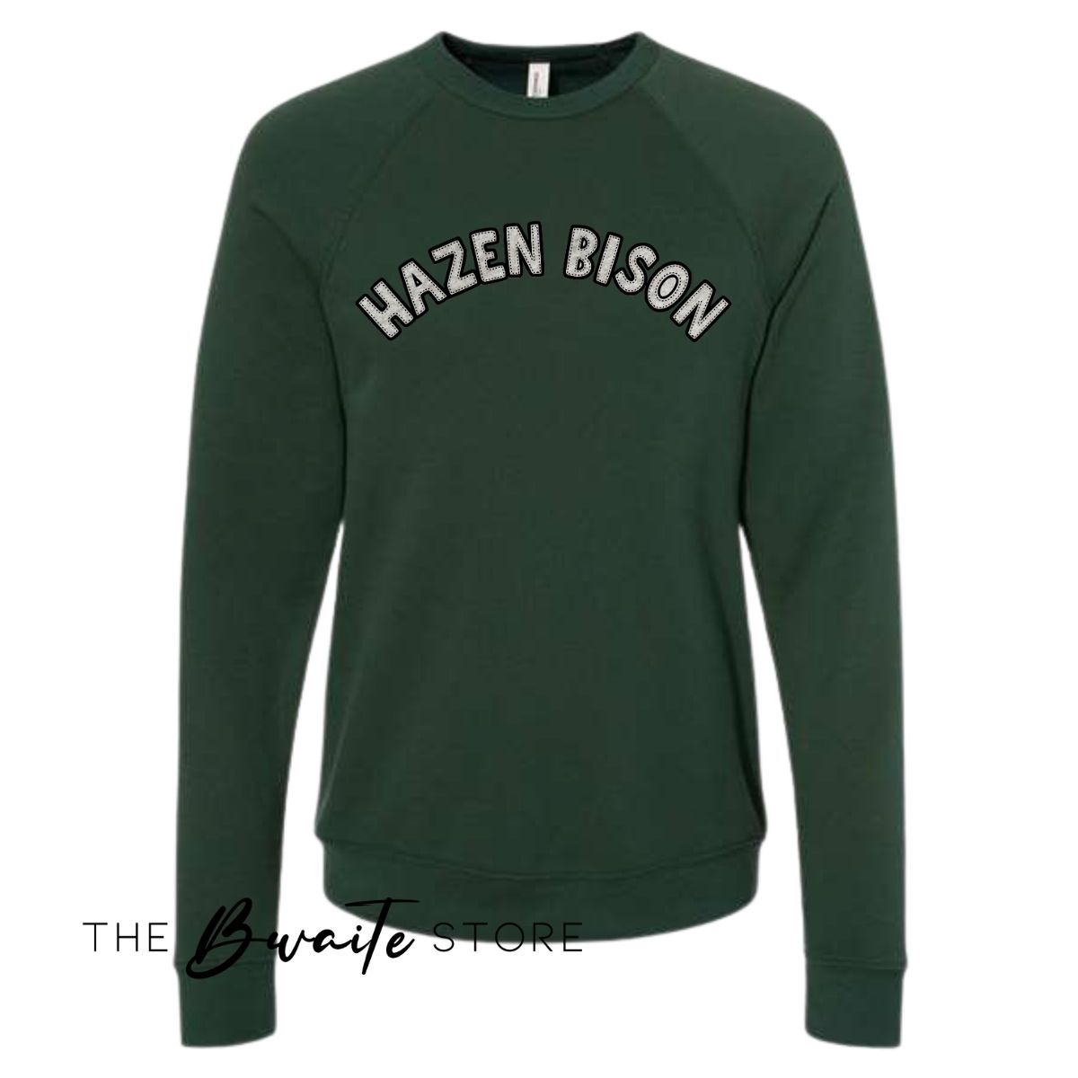 HAZEN BISON BC FOREST SPONGE FLEECE CREWNECK  : PREORDER