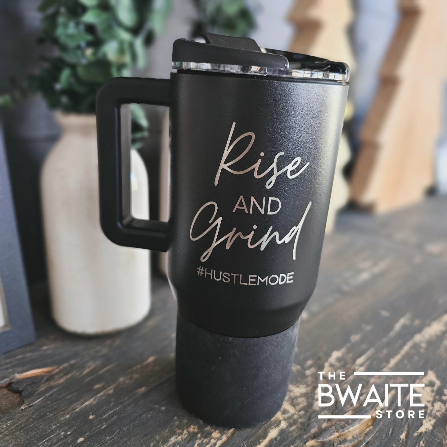Rise and Grind Black Coffee Traveler